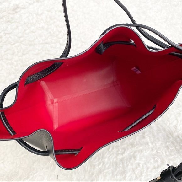 Mansur Gavriel Mini Bucket Bag Black Flamma - Picture 8 of 14